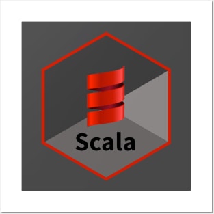 scala hexagonal Posters and Art